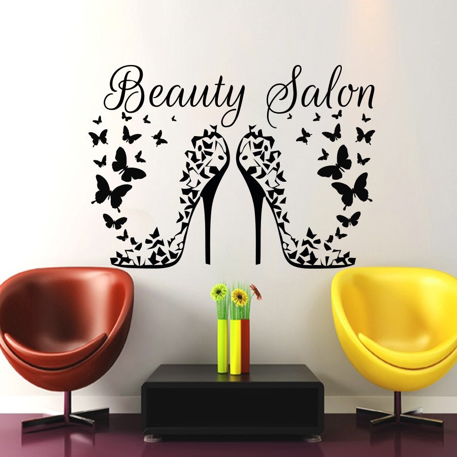 Hair Salon Wall Art Beauty Decal by CozyDecal on Etsy