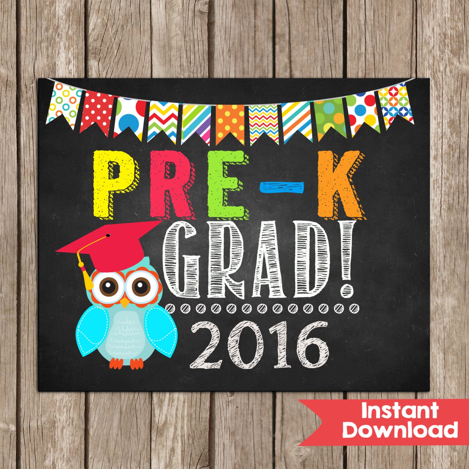 PREK Preschool GRADUATION Sign by TheLovelyDesigns on Etsy