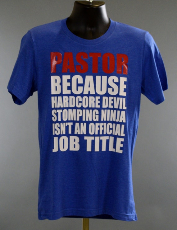 pastor because devil stomping ninja