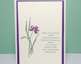 Condolence card | Etsy