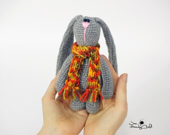 Plush bunny rabbit Woodland animal plushie toy Stuffed bunny doll Baby shower gift Nursery decor Plush rabbit Stuffed animals Plush animal