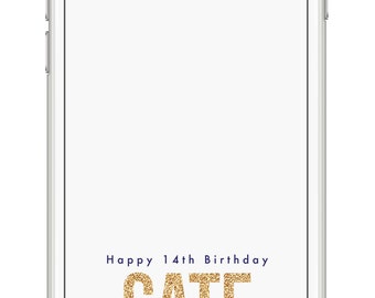 HAPPY BIRTHDAY Snapchat Geo-Filter// Customized // Avail. in 24 hours via Email! // Perfect Gift!