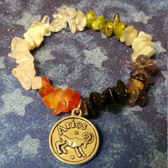 Zodiac Bracelet Astrology Custom Bracelet by OceanDreamsReiki