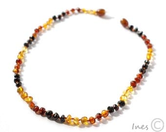 Baby Amber Teething Necklace, Genuine Baltic Amber,Baltic Amber Teething Necklace, approx 13inch