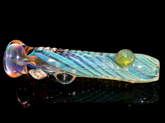 Color Changing Glass Chillum Heady Dual by VisceralAntagonisM