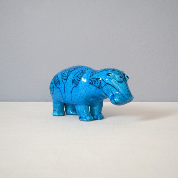 Large Vintage William the Hippo Figurine Metropolitan Museum