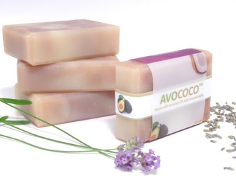 Lavender Soap, Coconut Milk Soap, Natural Soap, Cold Process Soap, Handmade Soap, Vegan Soap, Milk Soap, Essential Oil Soap