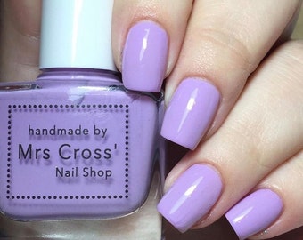 SALE - Purple Nog - 10ml - handmade in the UK Indie Nail Polish