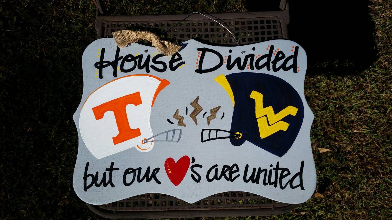 Any team house divided sign custom house divided sports team