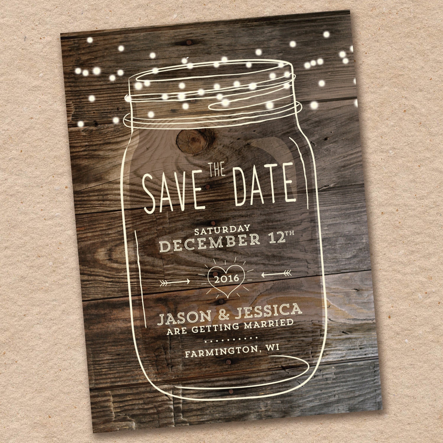 Rustic Save The Dates 8