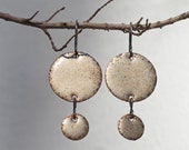 Dangle earrings Copper earrings Enamel jewelry Rustic earrings Enamel earrings Sterling earrings Modern earrings Earthy earrings Mixed metal Dangle earrings Copper earrings Enamel jewelry Rustic earrings Enamel earrings Sterling earrings Modern earrings Earthy earrings Mixed metal