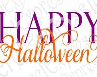 Happy Halloween Svg, Halloween Svg, Halloween Shirt Svg, Svg File, Digital Cutting File, DXF, JPEG, SVG Cricut, svg Silhouette, Print File