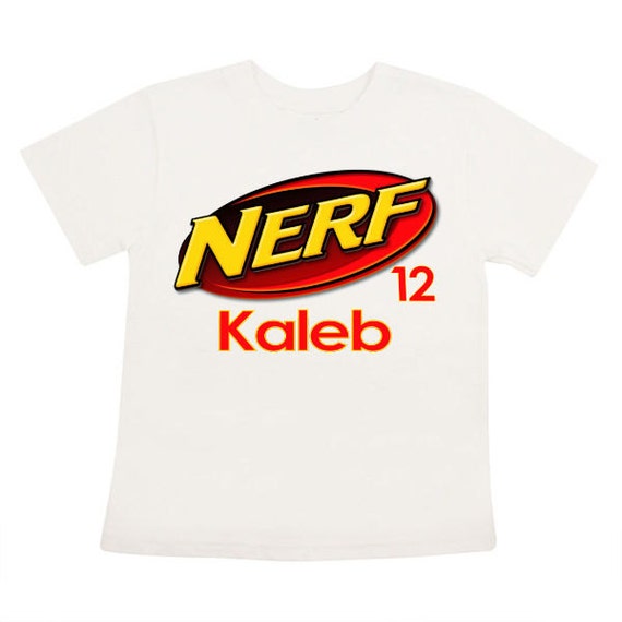 nerf war birthday shirt