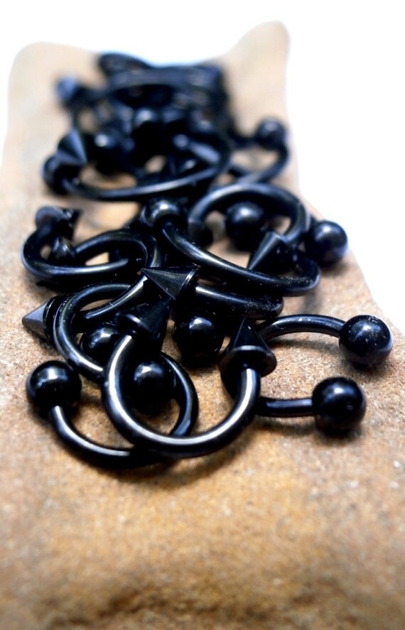 Set of 2 Barbell Nipple Piercing Adjustable by JewelryByKonstantis