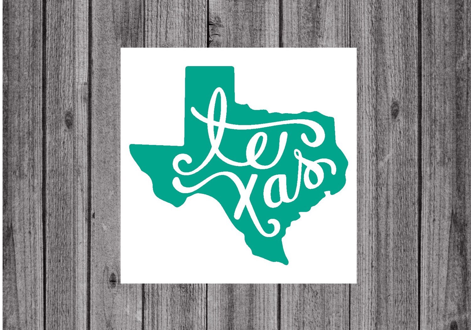 Texas Decal Texas State Decal Texas Car Decal by JoniAlexisDesigns