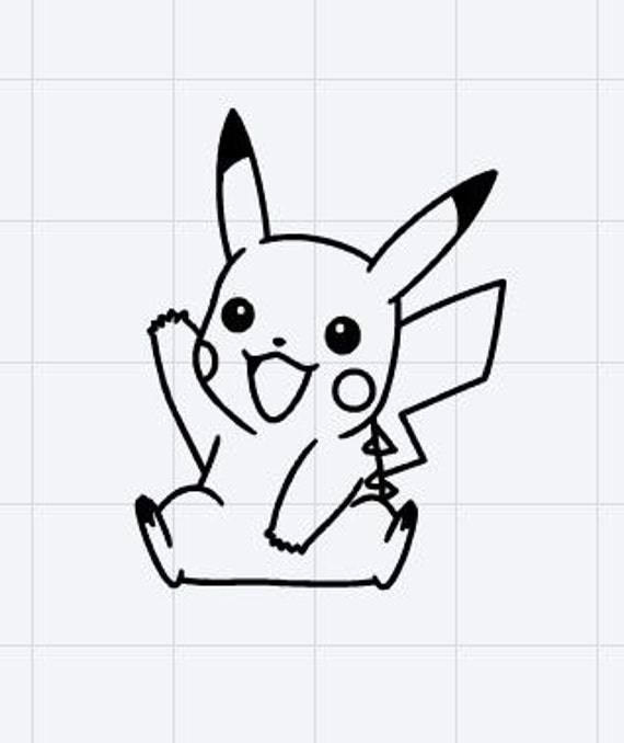 Download Pikachu Pokemon Vinyl Decal window decal window cling