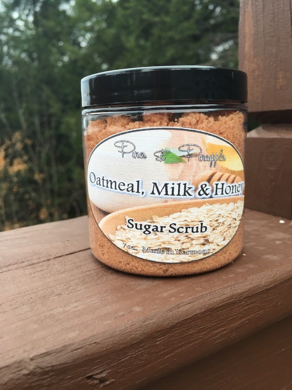 Oatmeal Milk and Honey Sugar Scrub 7 ounces
