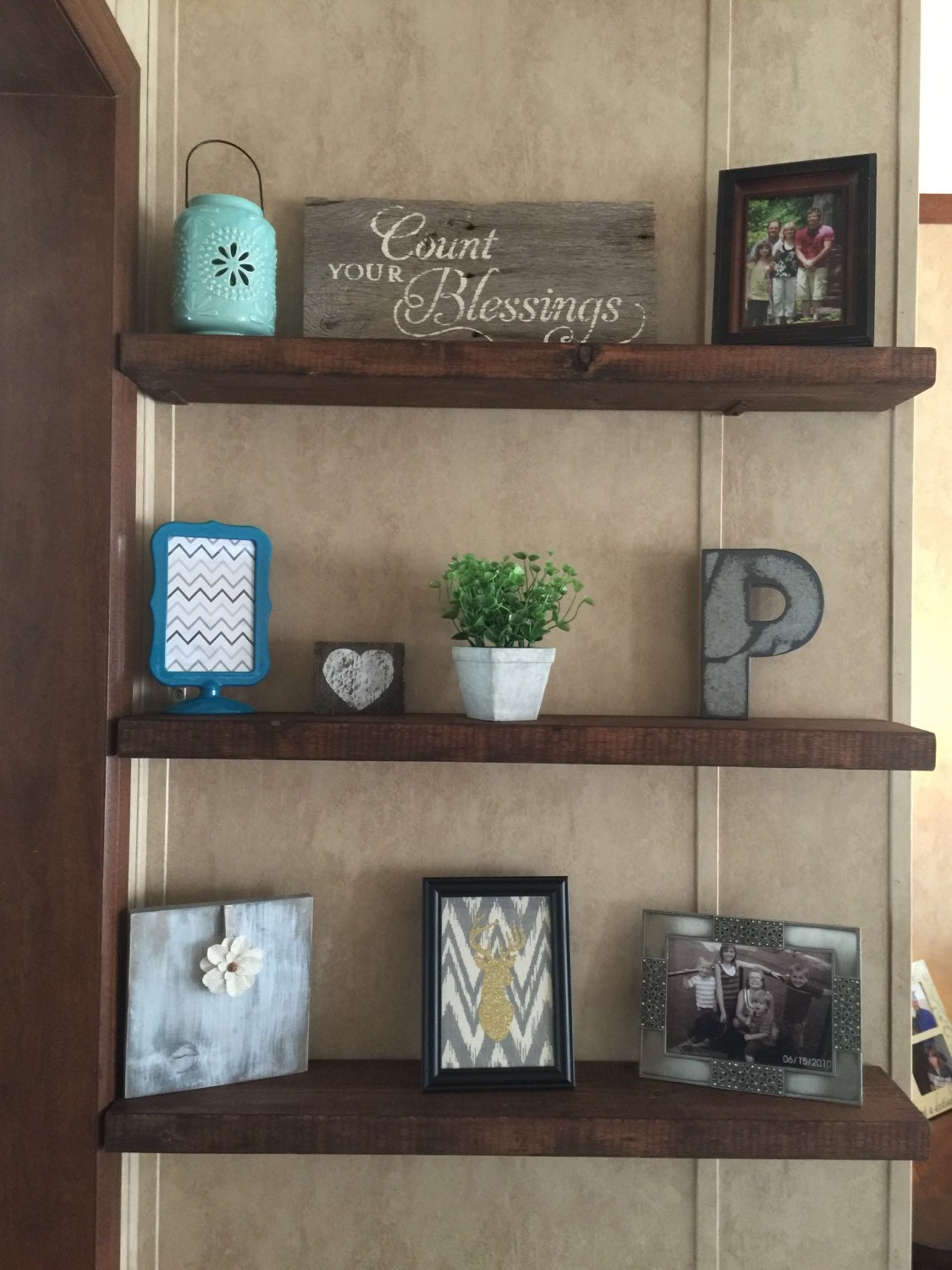 Faux Floating Shelf