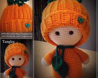 Dinosaur Big Head Baby Doll Amigurumi Made to Order