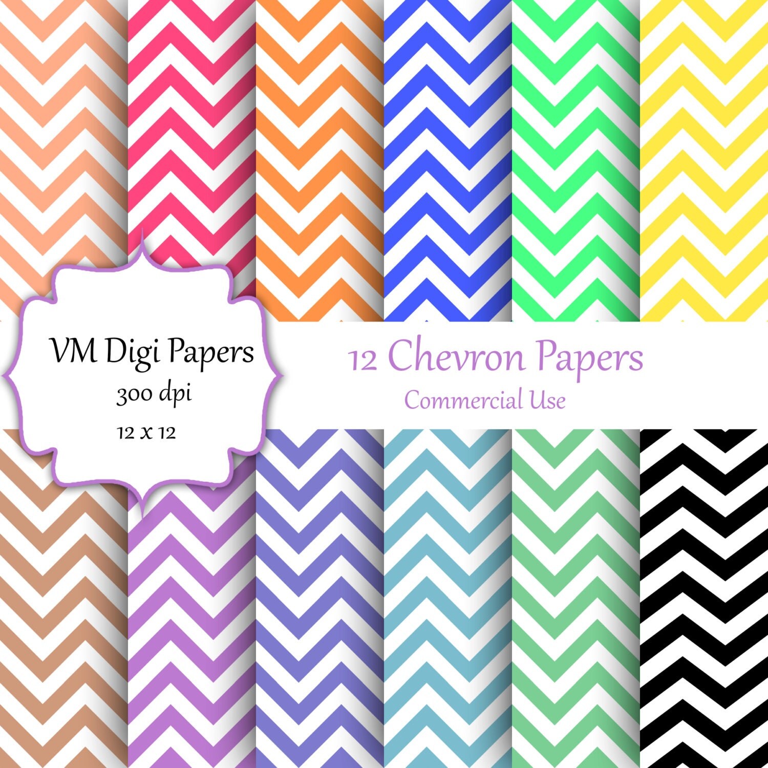 Chevron Digital Paper Chevron Paper Paper Chevron Digital