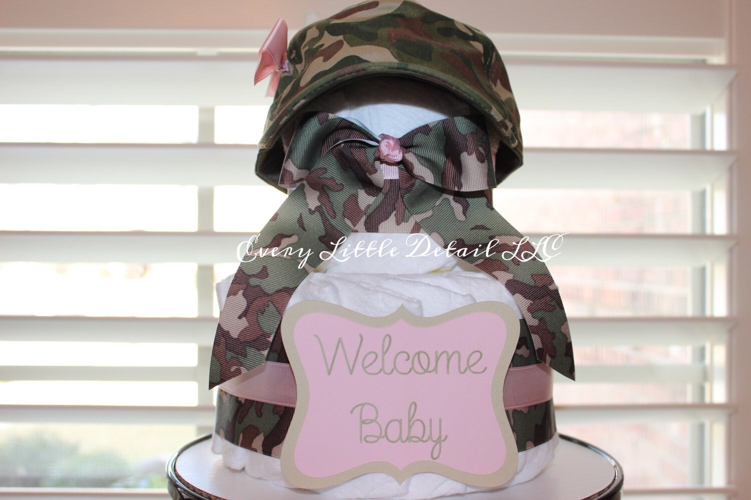 Camo Diaper Cake Camo Baby Shower Decorations Soldier Diaper