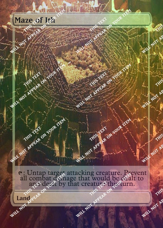 Maze of Ith Magic Casual Play Only MTG Altered by LethixGaming