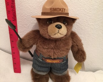 1960's smokey the bear stuffed animal