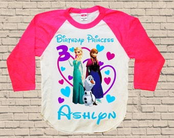 frozen birthday shirt ideas