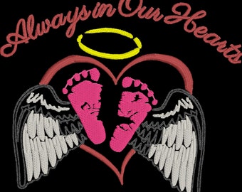 baby feet wings