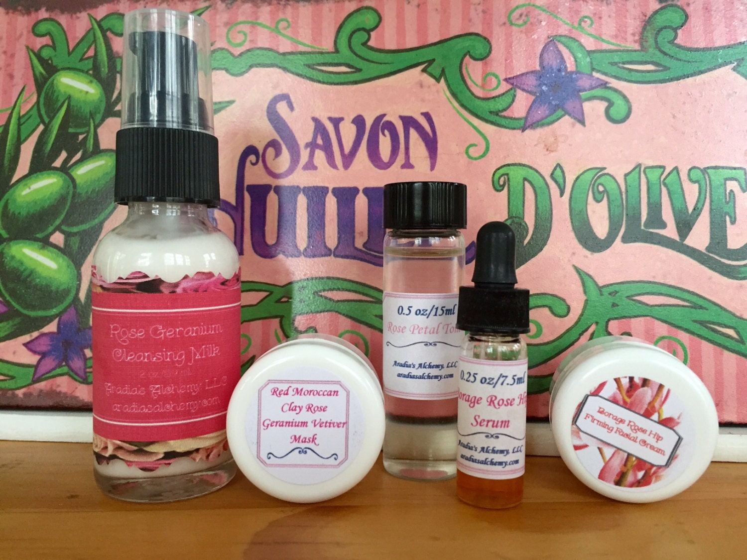 Rose Geranium Cleansing Sampler Collection