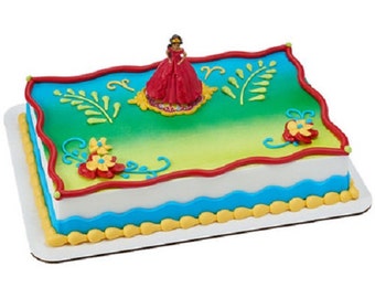 Elena of Avalor Cake Decoration Crown Princess Cake Topper Decoration