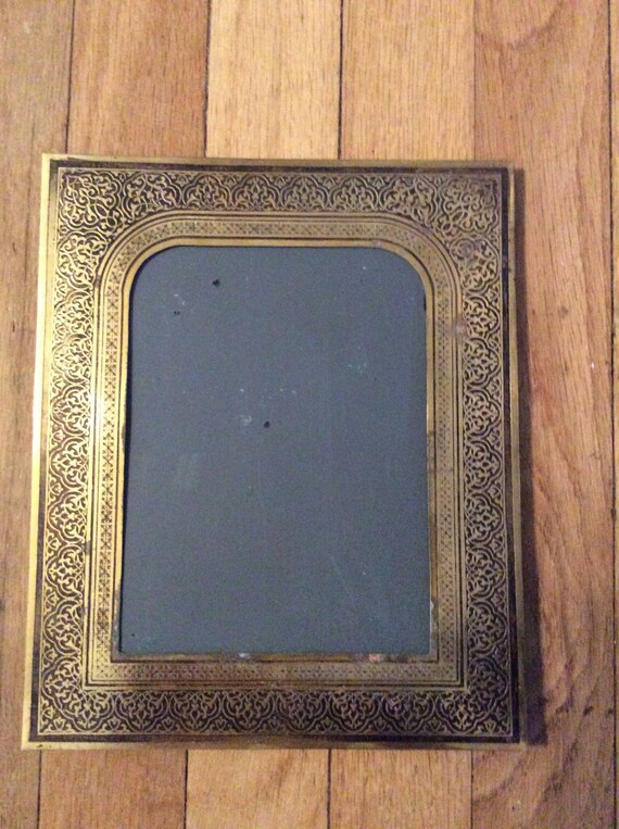 Brass moroccan Picture frames 8 x 9 1/2 by CooperSeal on Etsy