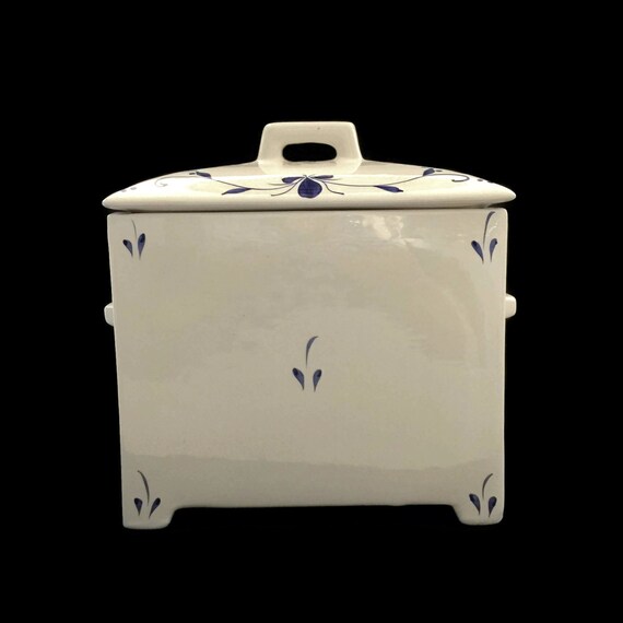 Ceramic Bread Box Vintage Bread Box Bread Bin Bread