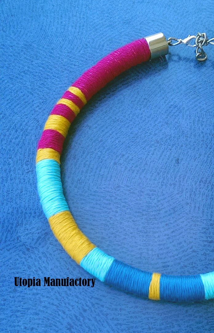 Thread Necklace Choker Necklace Chokers African Necklace