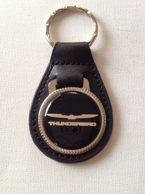 Ford Thunderbird Keychain Genuine Leather Ford Key Chain