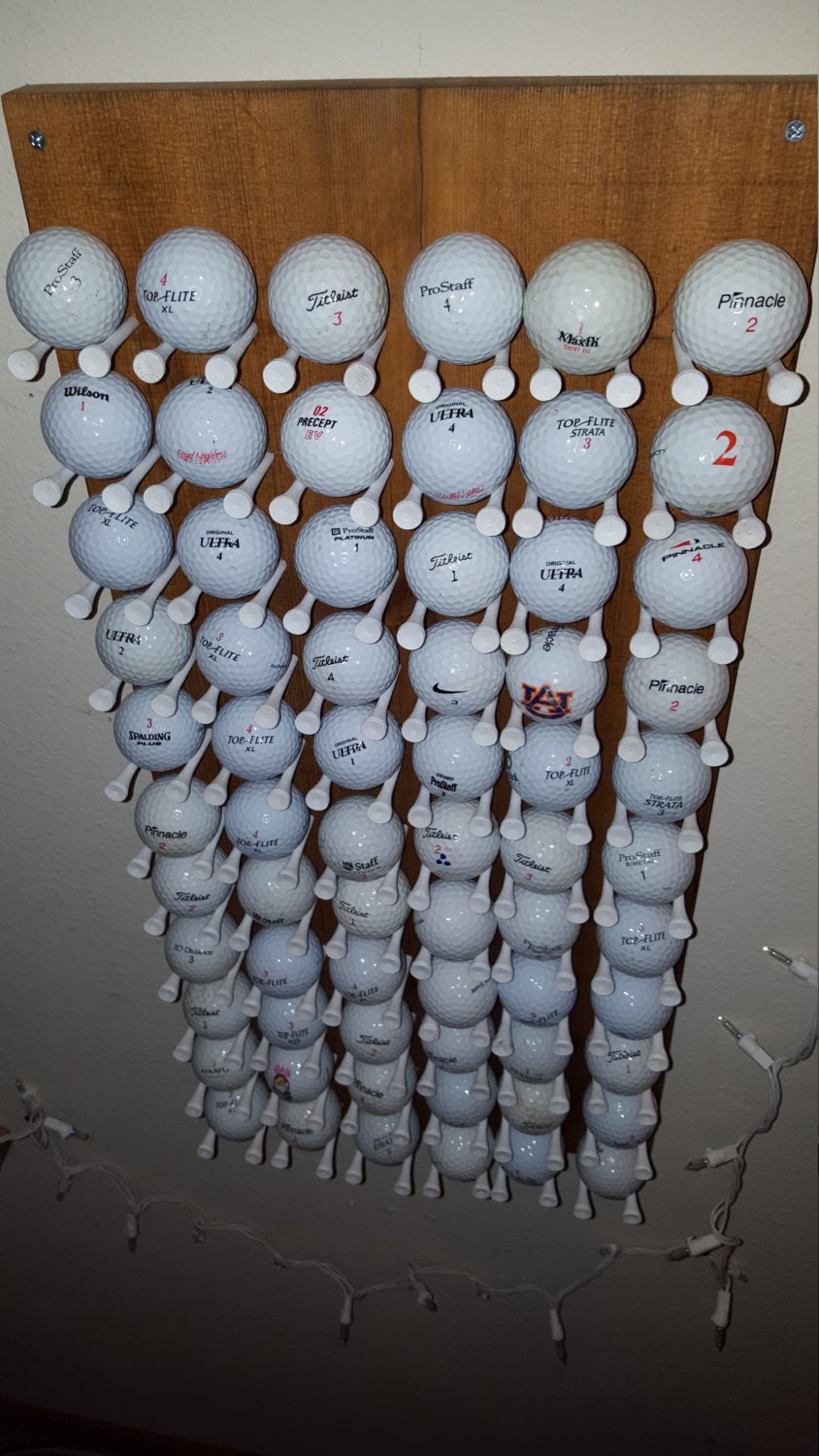 Wall Golf Ball Holder Display
