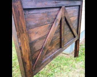 Barndoor Headboard.