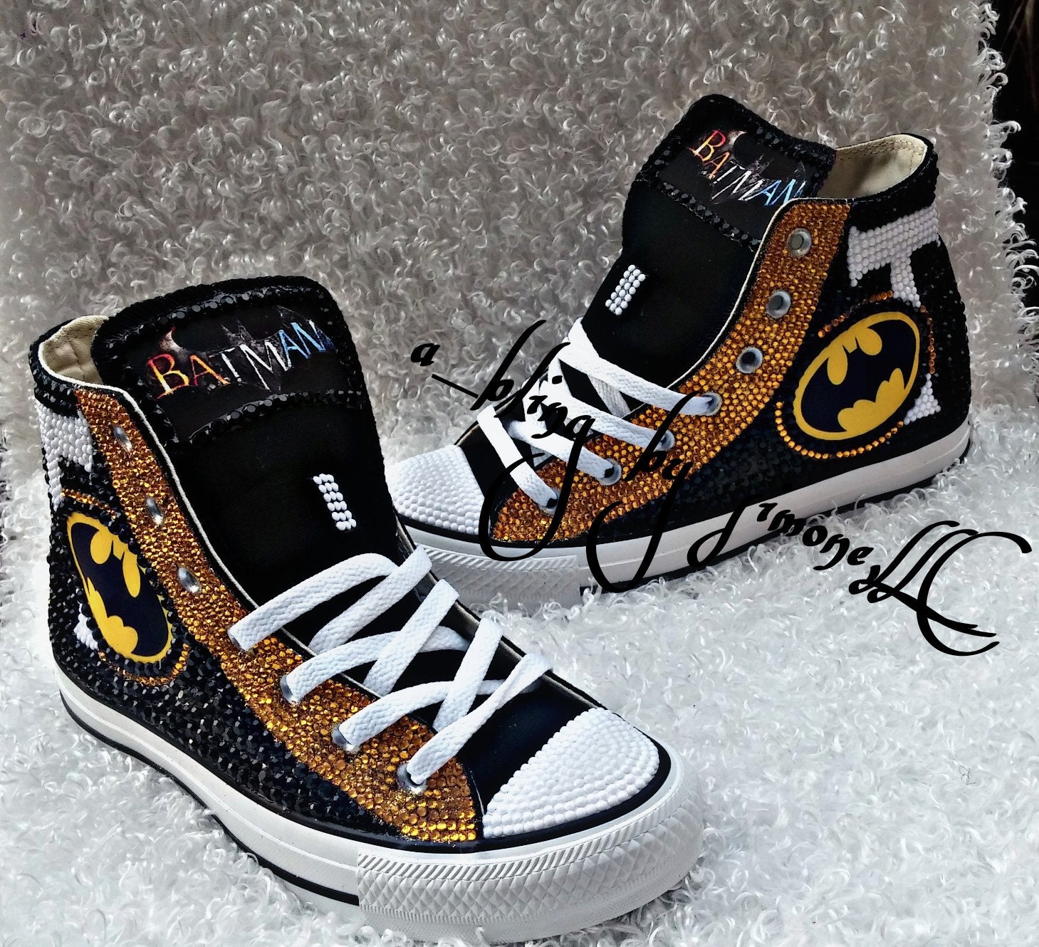 custom batman sneakers