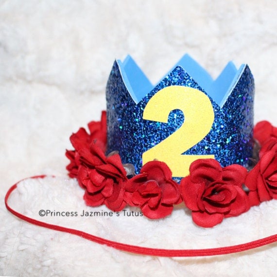 Snow White birthday crown. Theme crown . by PrincessJazmineTutus