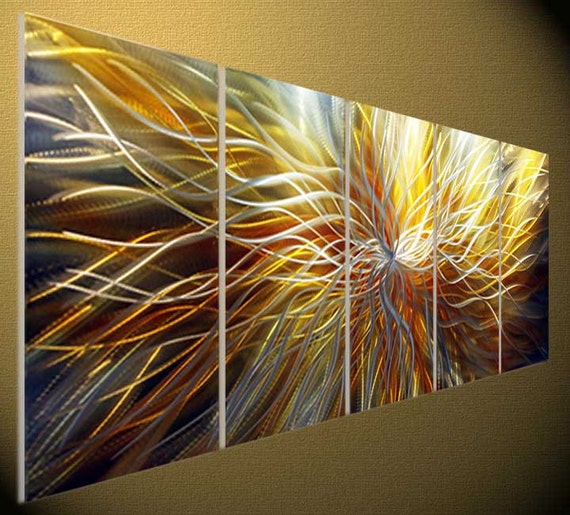 Modern Abstract Indoor Outdoor Metal Wall Art. Modern Abstract