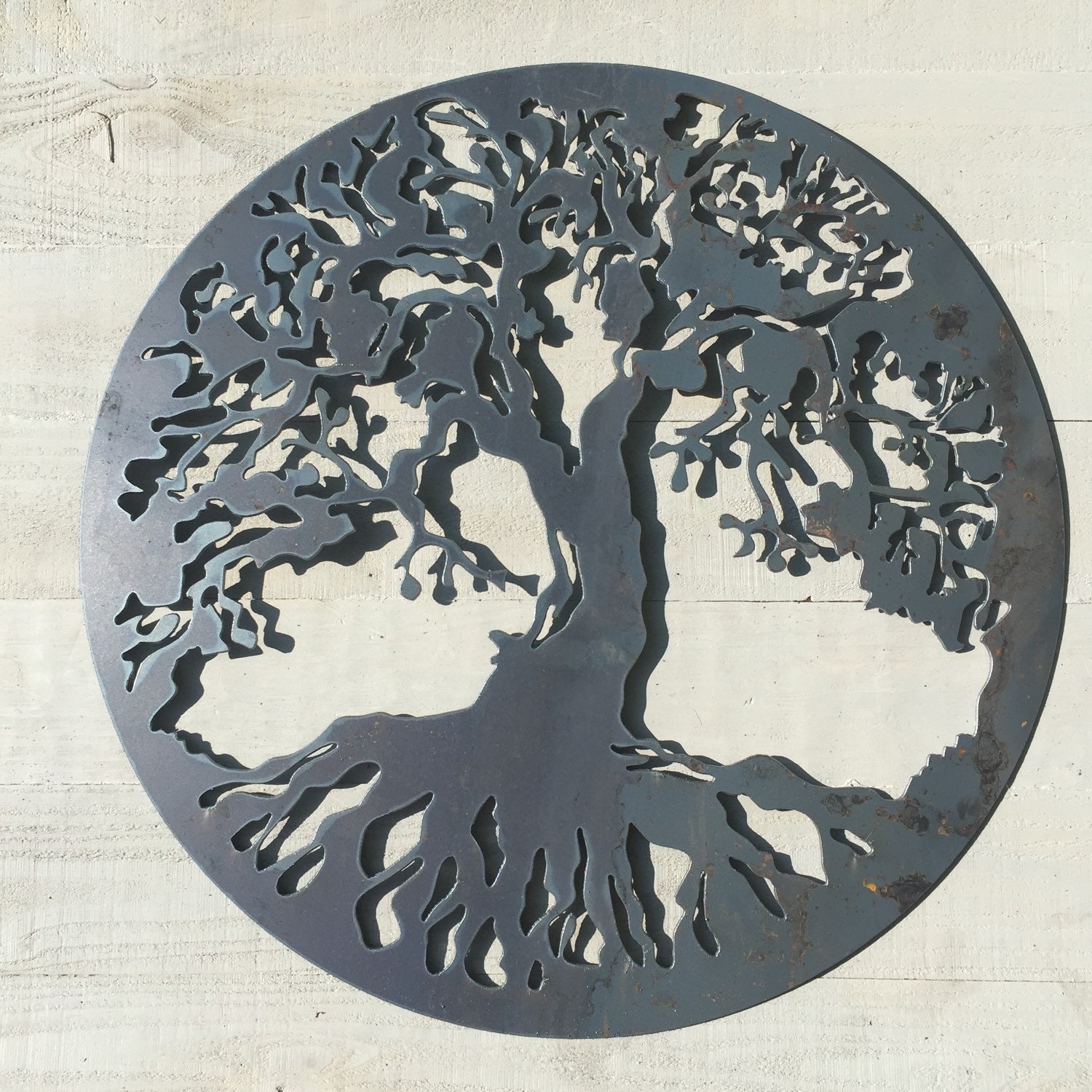 Tree of life Art metal tree of life wall decor rustic wall