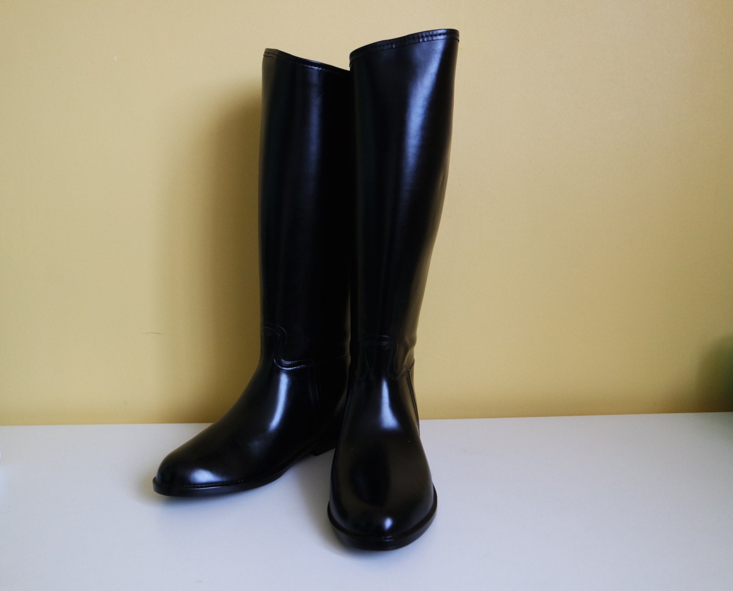 Wellington Boots Vintage Rubber Boots Women's Rain Boots
