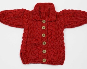 Child's Jacket with Collar & Pockets