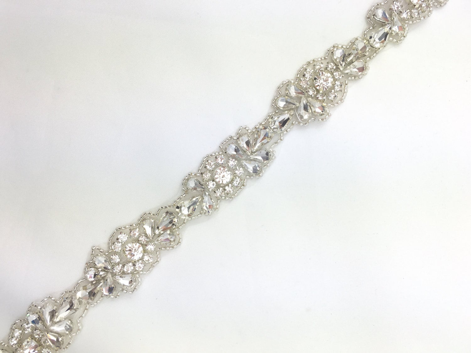 Crystal Rhinestone Trim by the Yard Fancy bridal trim