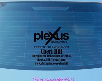 Plexus Worldwide Custom Decal - Car Decal - Business Decal