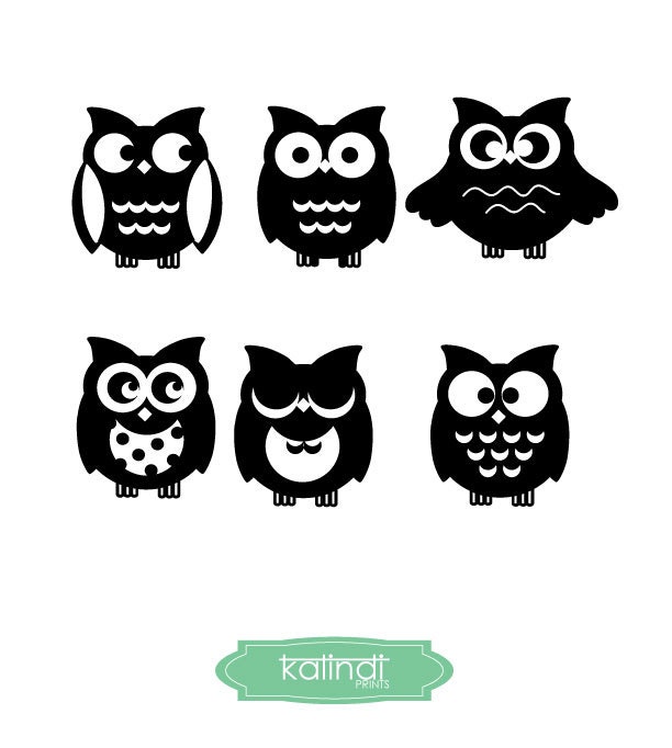 Download Owl SVG files Owl clipart 6 Halloween owl designs SVG and