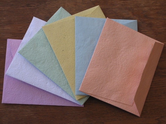Lovely 30 Blank Cards Recycled Paper