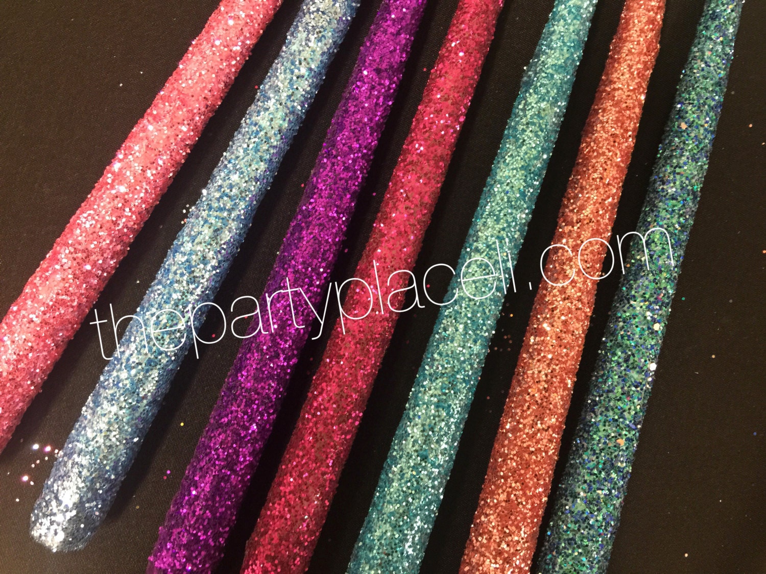 Glitter Taper Candles for Candle Lighting Ceremony and