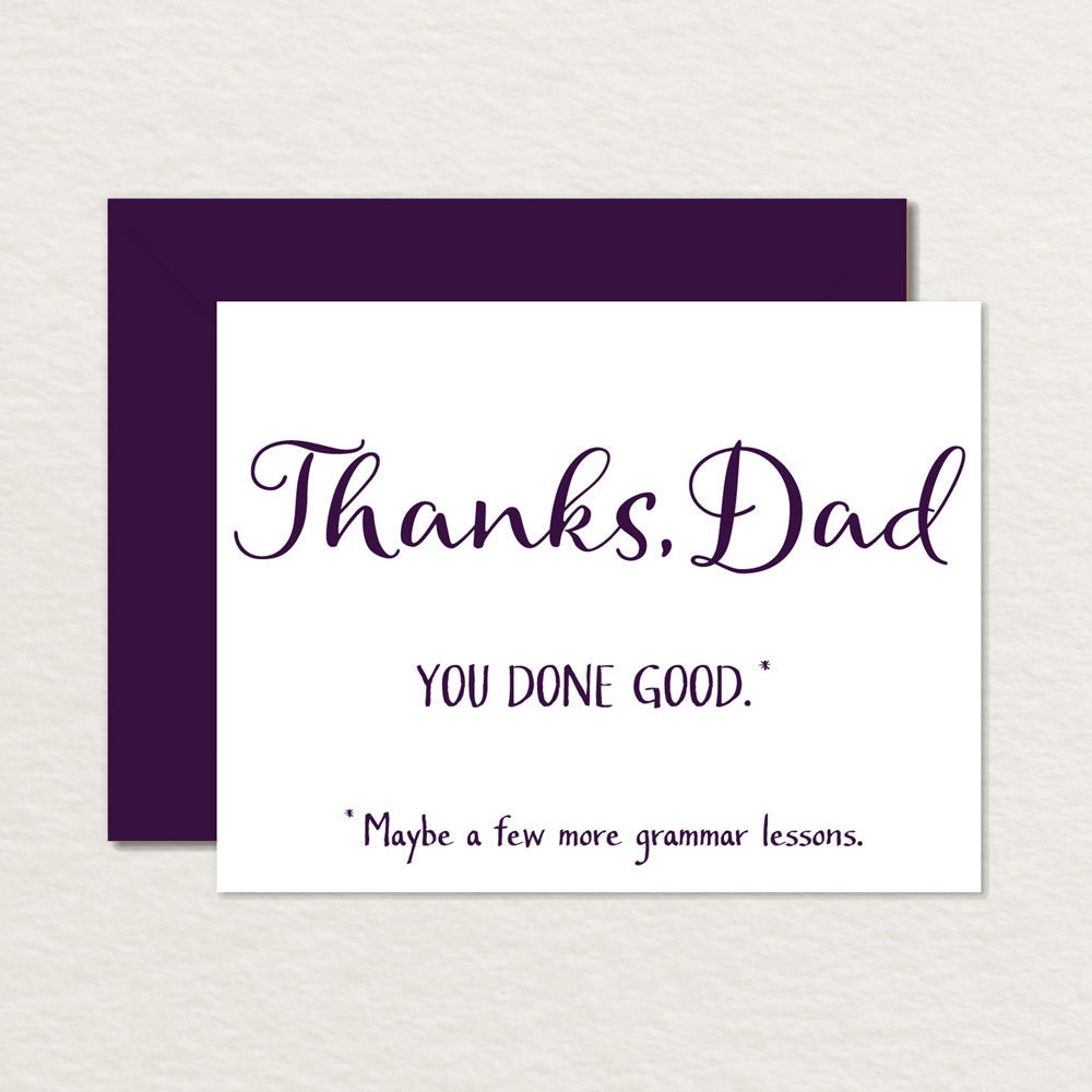 Printable Father's Day Card / Funny Father's Day Card