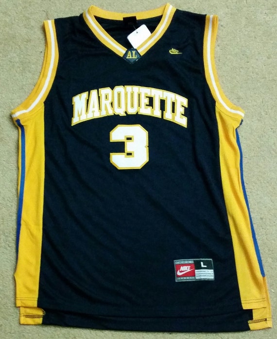 Dwyane Wade Marquette University NCAA throwback basketball